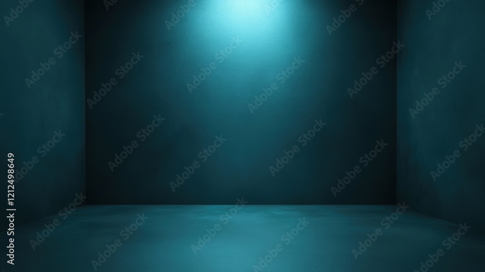 Poster dark teal textured background with dramatic lighting for mysterious and atmospheric visual effects a