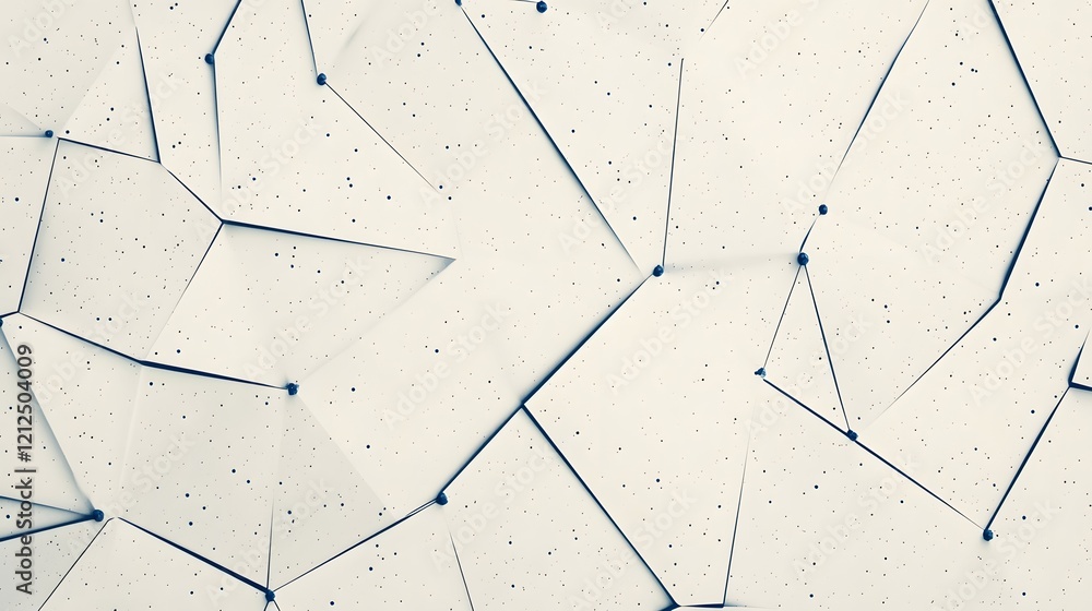 Poster dotted geometric shapes for a subtle and dynamic design
