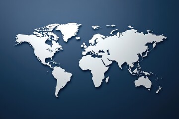 Minimalist World Map