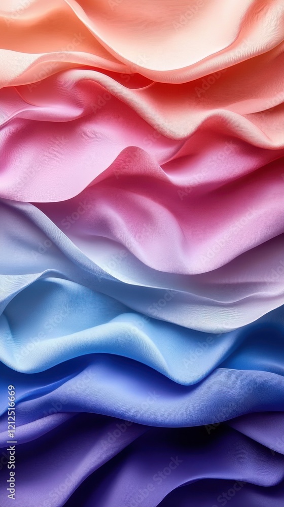 Poster close up of a vibrant and colorful abstract background with various shades and patterns