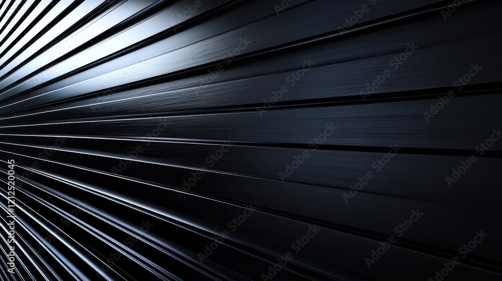 Aufkleber black and white tunnel with light streaks creating a dramatic visual effect and perspective view