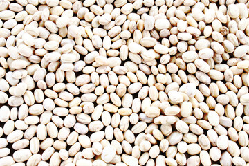 Beans background. Carioca beans on the table. Texture food.