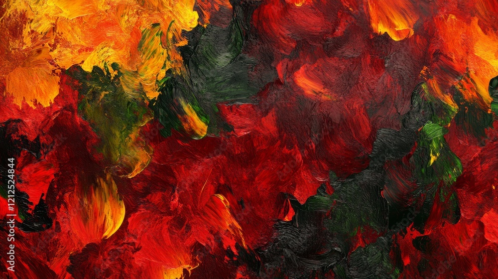 Poster abstract background featuring vibrant color stains of paints in bold and dynamic patterns, perfect f