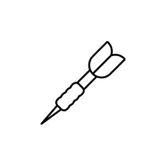 dart icon Simple outline illustration