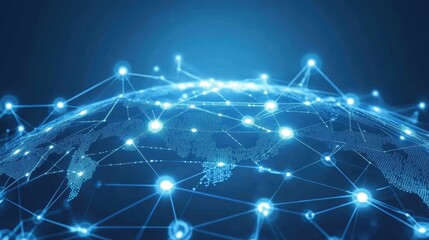 Global Network Connection Visualization with Technology and Data
