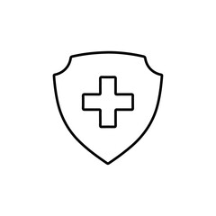 health icon Simple outline illustration