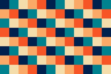 Squares Colorful Retro Background themes art