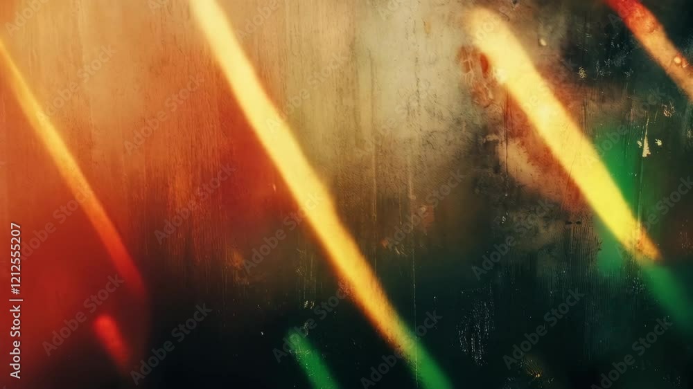 Poster vibrant abstract light trails on gradient background create dynamic movement