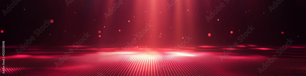 Poster abstract red background with copy space