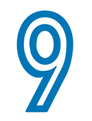 9 - Honolulu blue color, sport vector graphics, hockey, for street art - graffiti lettering typography - art illustration - multicolor - writen