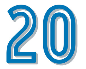 20 -Metallic silver and Honolulu blue, sport vector graphics, hockey, for street art - graffiti lettering typography - art illustration - multicolor - writen	