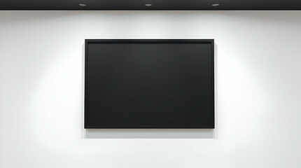 A beautiful themed portrait mockup hanging on a wall.