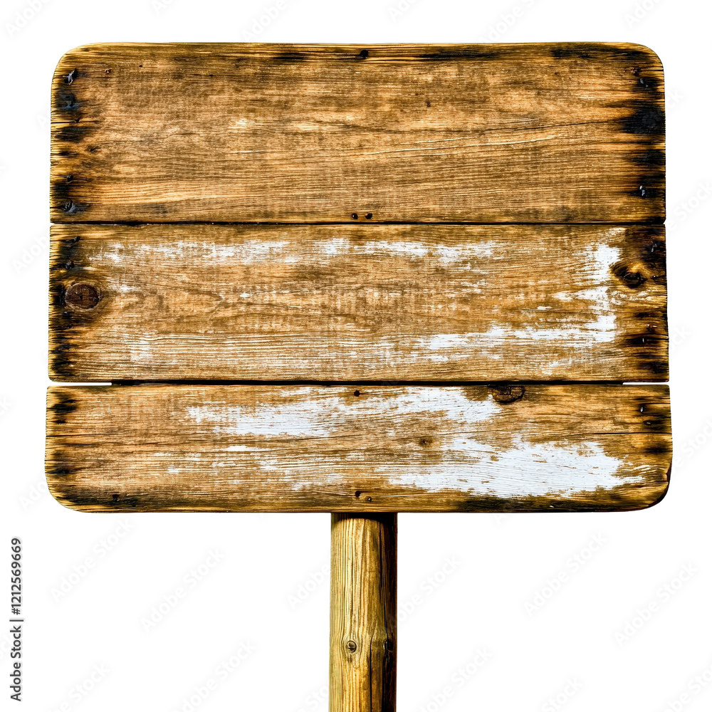 Poster wooden sign with black background ideal for rustic decor or informational display in various setting