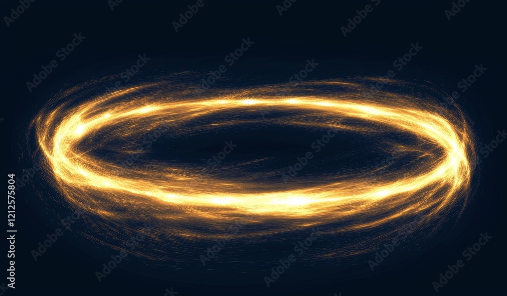 Aufkleber a background with an abstract effect of blue and gold lines in motion.