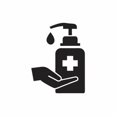 Hygiene Symbol silhouette vector Illustration.