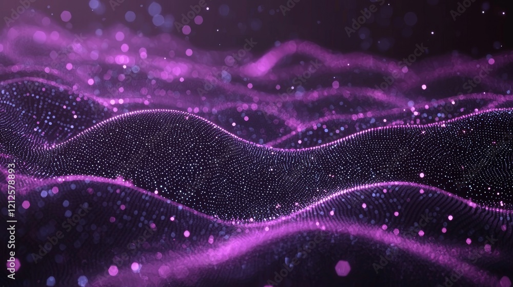 Poster information technology. digital setting. 3d representation of big data. 3d rendering