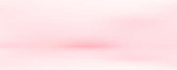 Empty pink pastel studio bg for product show. 3d render illustration of room podium background