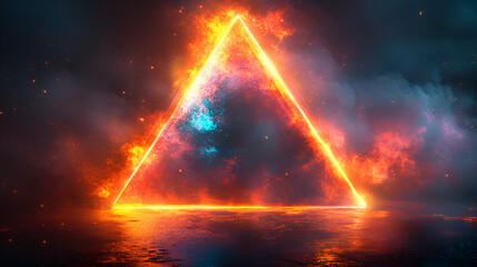Graphic Design of the Fiery Triangle