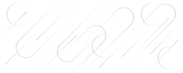 Abstract white and gray color geometric shape and lines seamless pattern transparent background design.