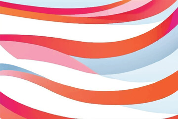 Obraz premium Abstract colorful wavy striped background. Wavy background. Groovy colorful wavy pattern background. Layered Waves Background. 