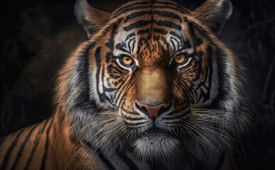 Fototapeta premium Portrait of a Majestic Tiger