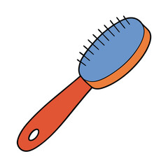 illustration of a hair brush
