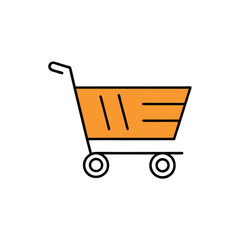 shopping cart icon vector illustration
