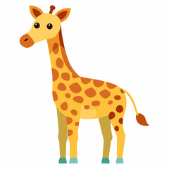 giraffe cartoon illustration