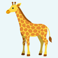 Fototapeta premium giraffe cartoon illustration
