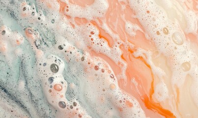 Close-up photo of toothpaste and toothbrushing stains on a mirror