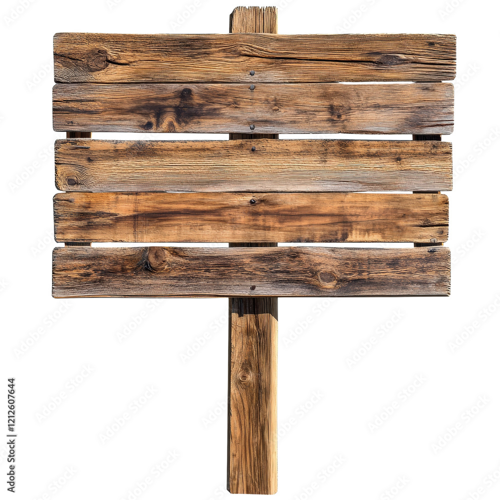 Poster wooden sign with black background displaying text in a bold and clear font style isolated on transpa