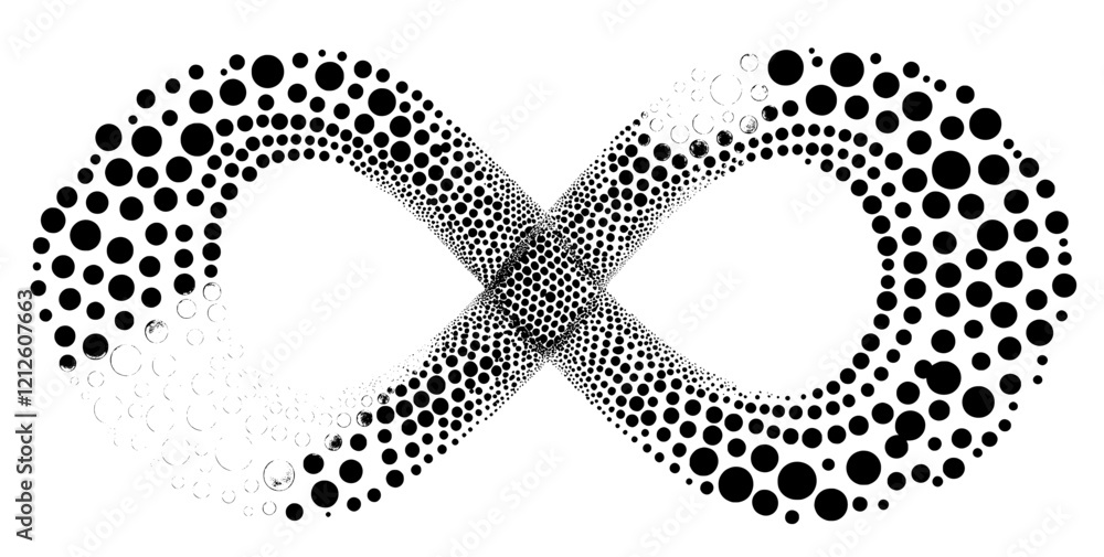 Poster a circle displaying a spectrum of colors, contrasted with a white base