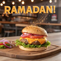 Fast food restaurant business marketing social media post or web banner template design with abstract background, logo and icon. Fresh pizza, burger & pasta online sale