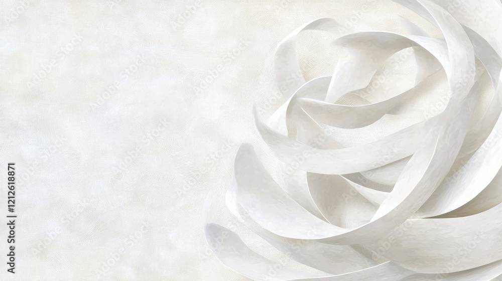 Poster elegant wallpaper design featuring light textures and abstract shapes. this serene composition creat