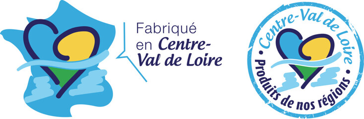 Logo fabriqué en Centre-Val de Loire, produits de nos régions