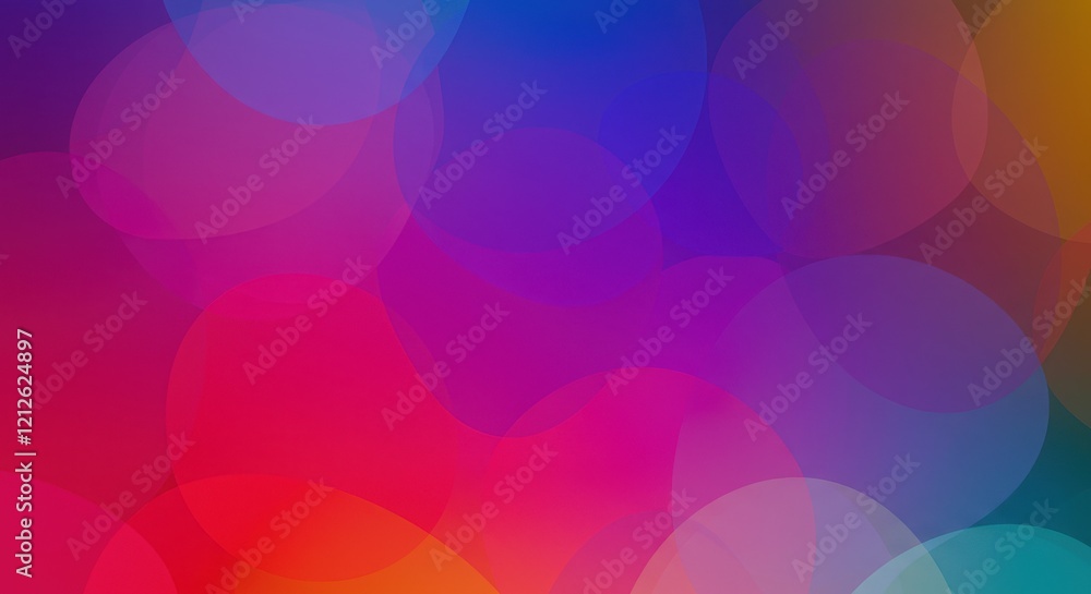 Poster abstract bokeh background: a mesmerizing abstract background with a gradient of vibrant colors and b