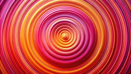 Obraz premium Abstract art wallpaper: swirling pink and orange concentric circles create a captivating vortex effect.