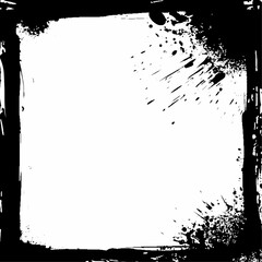 Vector abstract grunge border texture background frame overlay 