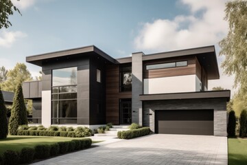 Modern Architectural Home Design With Expansive Windows