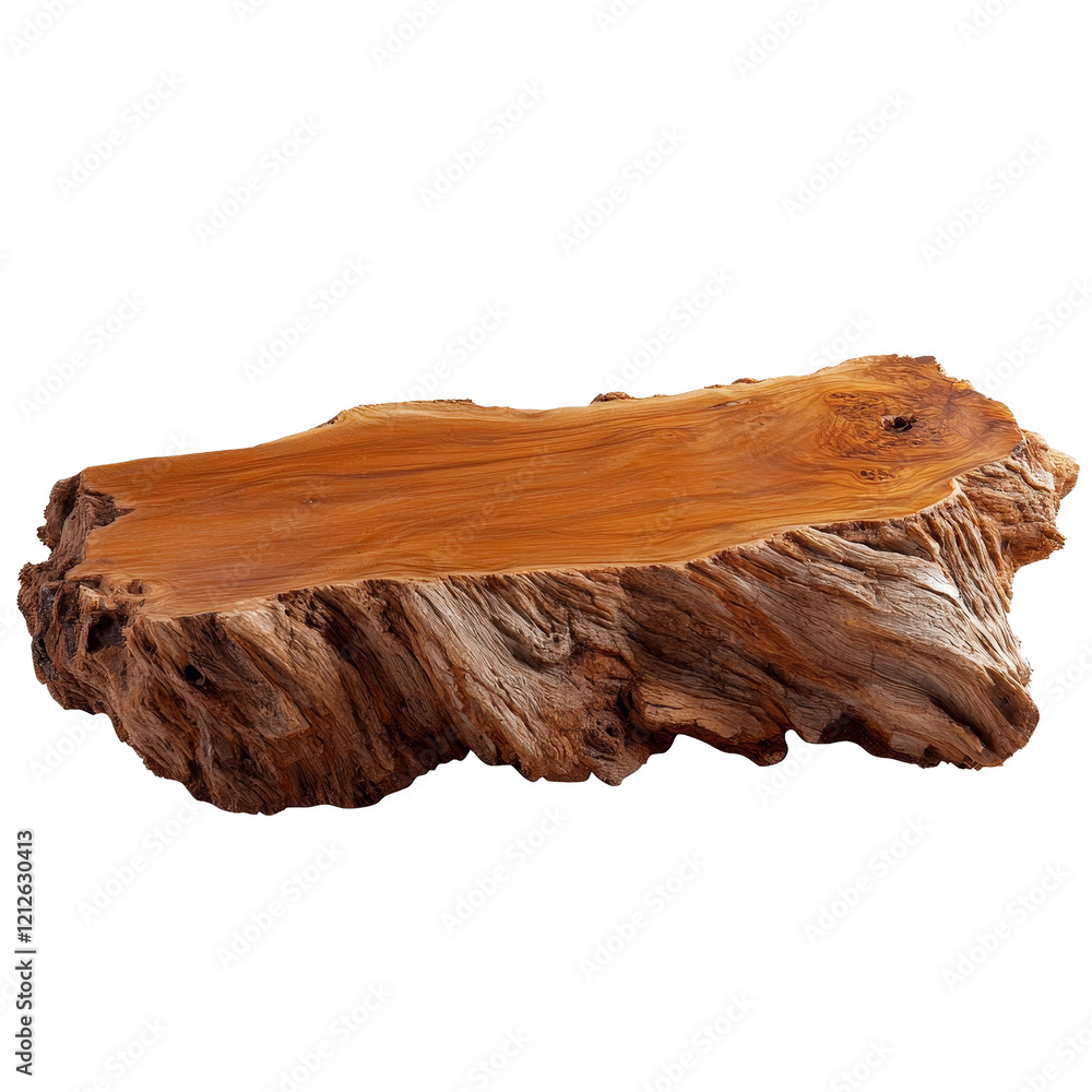 Poster wooden table on black background with natural texture and grain patterns for design and decoration i