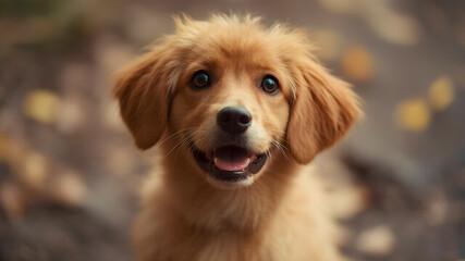 Obraz premium Playful pup holding a toy in its mouth, full of energy and charm.