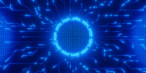 Digital Technology, Circuit Board, Futuristic Tech