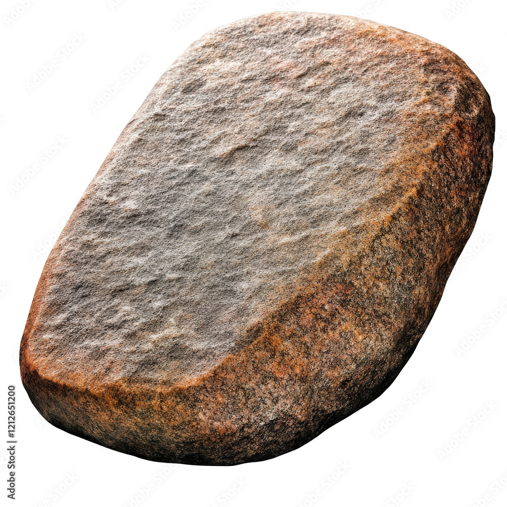 Poster large rock displayed against a black background emphasizing texture and natural formations isolated 