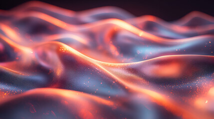 Obraz premium A Iridescent Hologram Texture And Chrome Foil