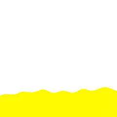 Obraz premium Yellow Bottom Border