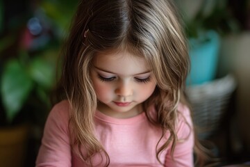 Obraz premium Sleeping Little Girl