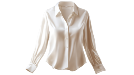 Women's blouse, isolated on transparent background
