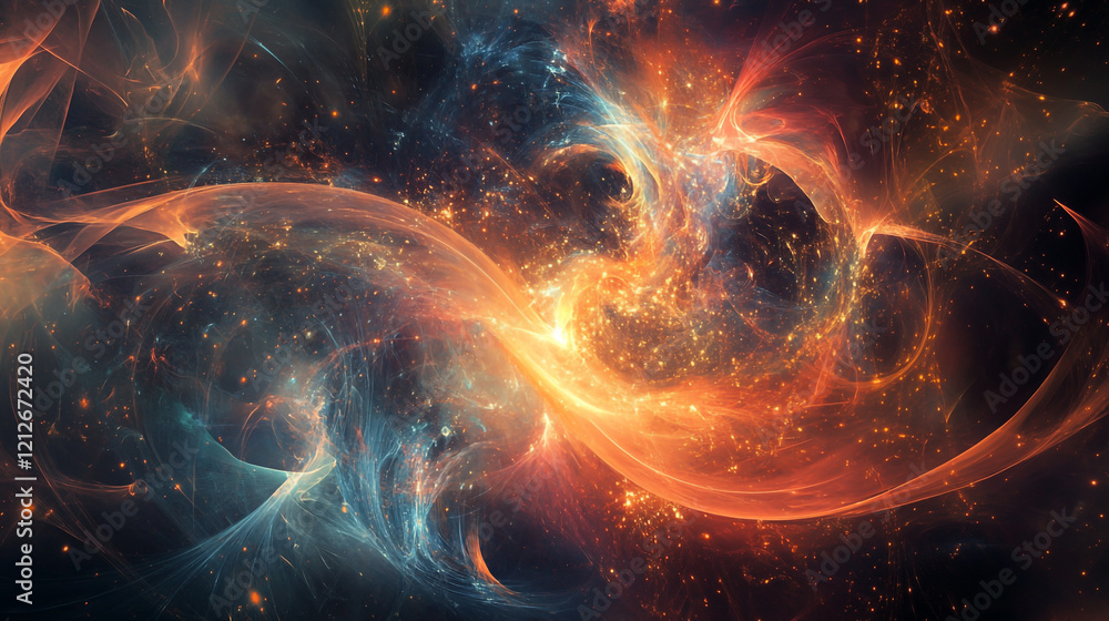 Aufkleber abstract digital background. can be used for technological processes, neural networks and ai, digita