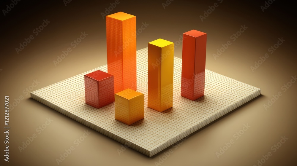 Poster Abstract three dimensional bar graph showing data analysis