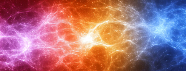 Naklejka premium Plasma energy cosmic background